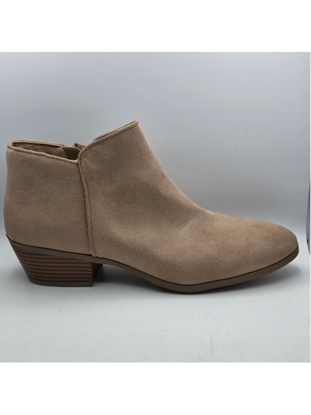 Women's Style & Co. Beige Ankle Booties Size 9.5